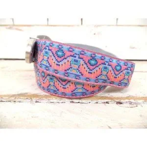 Accessories | Southwestern Pinkblue Woven Cloth Tribal  display picture 1